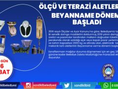 Ölçü ve Tartı Aletlerinde Beyanname Dönemi Başladı