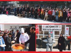 Aktürkler İmam Hatip Ortaokulundan 18 Mart Çanakkale Deniz Zaferi ve Şehitleri Anma Programı